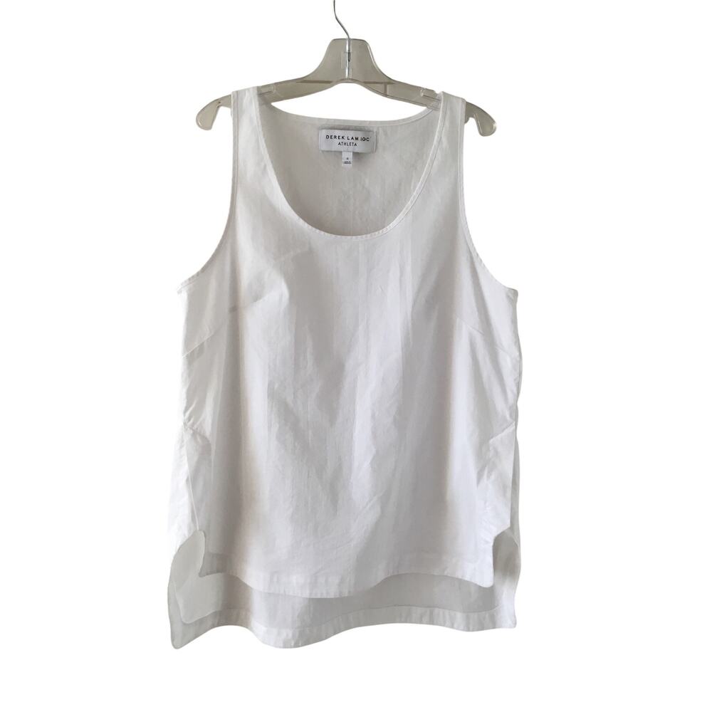 DEREK LAM 10C X ATHLETA Scoop Neck Sleeveless Top size S
